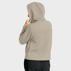 New Jersey Devils Fanatics Women's Authentic Pro Road Tri-Blend Quarter-Zip Hoodie