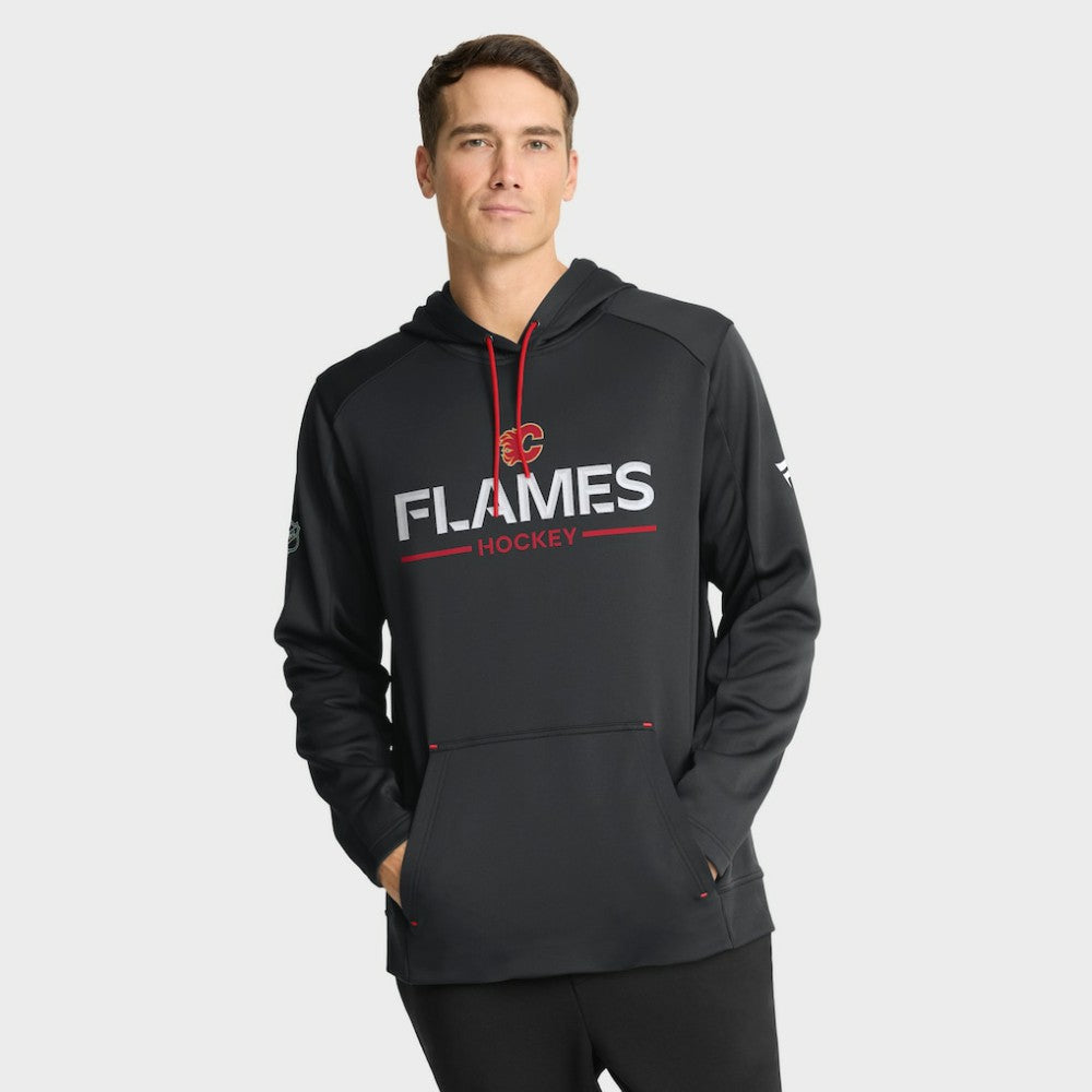 Calgary Flames Fanatics Authentic Pro Rink Hoodie