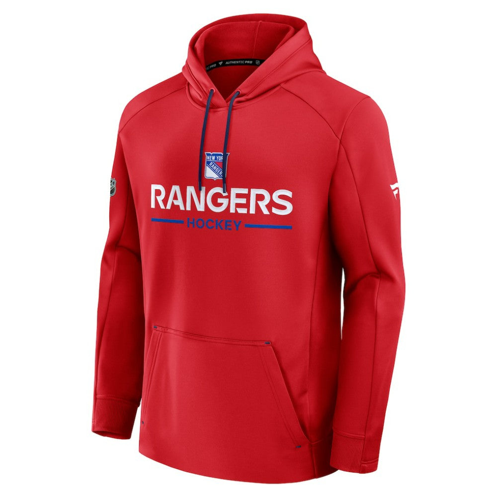 New York Rangers Fanatics Authentic Pro Rink Hoodie