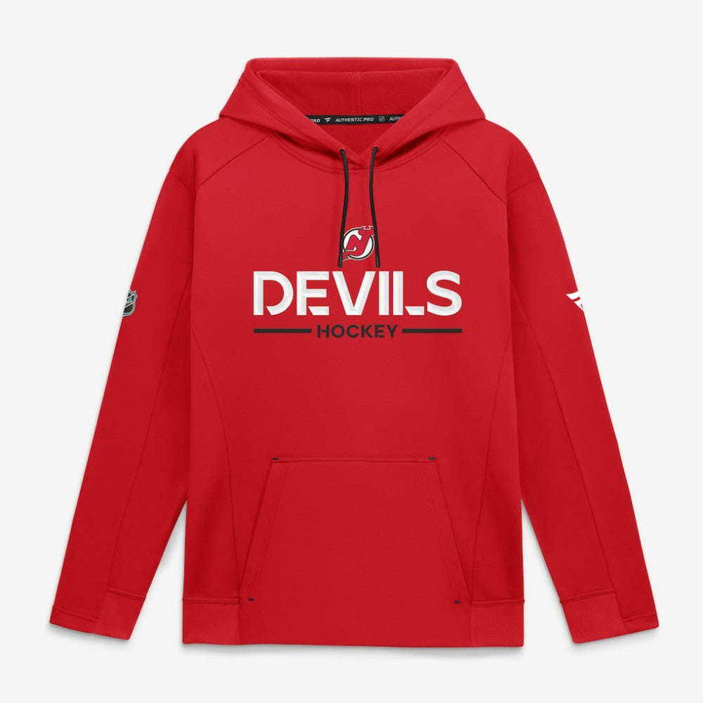 New Jersey Devils Fanatics Authentic Pro Rink Hoodie