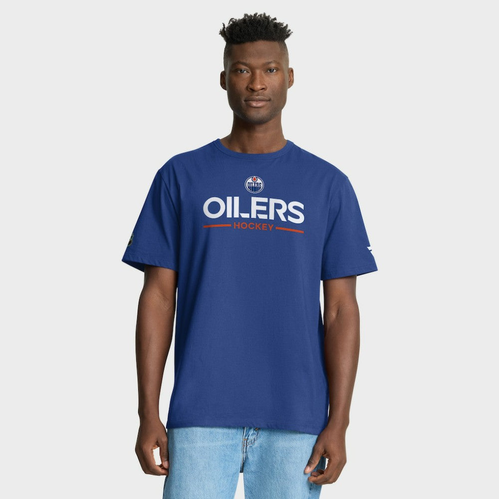 Edmonton Oilers Fanatics Authentic Pro Primary T-Shirt