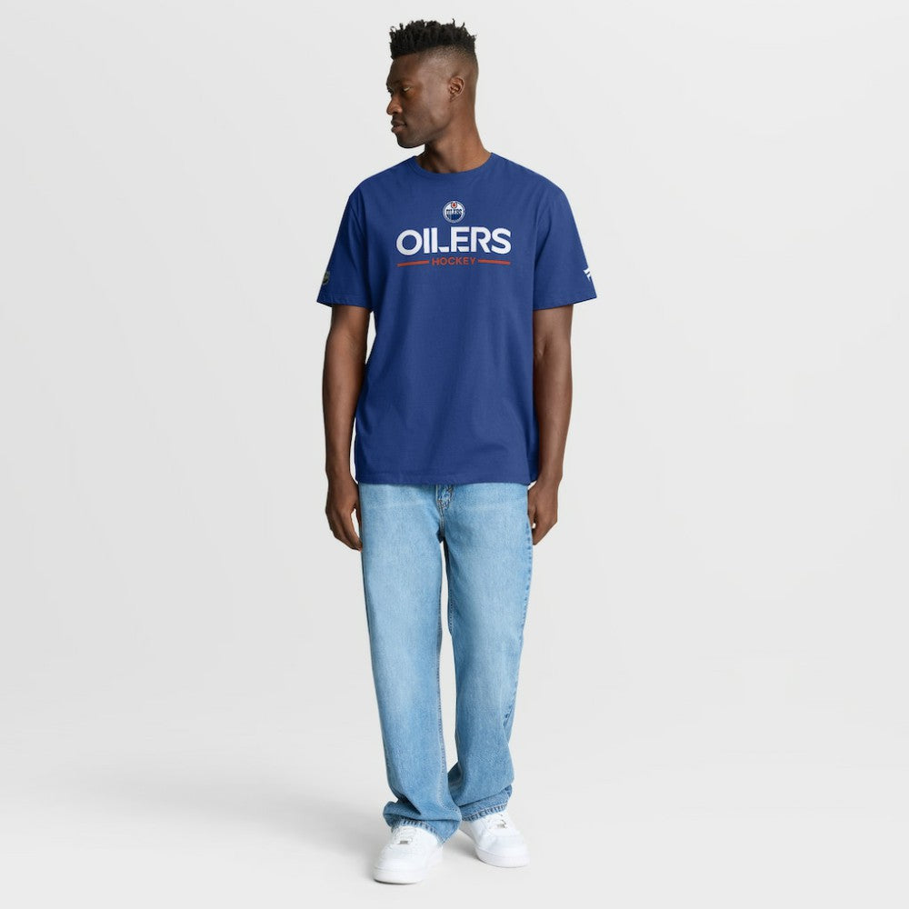 Edmonton Oilers Fanatics Authentic Pro Primary T-Shirt