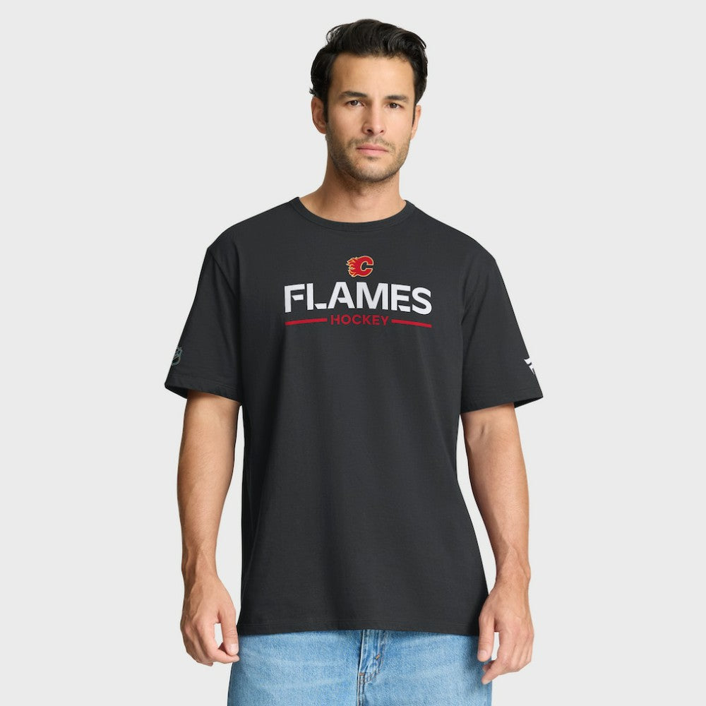 Calgary Flames Fanatics Authentic Pro Primary T-Shirt
