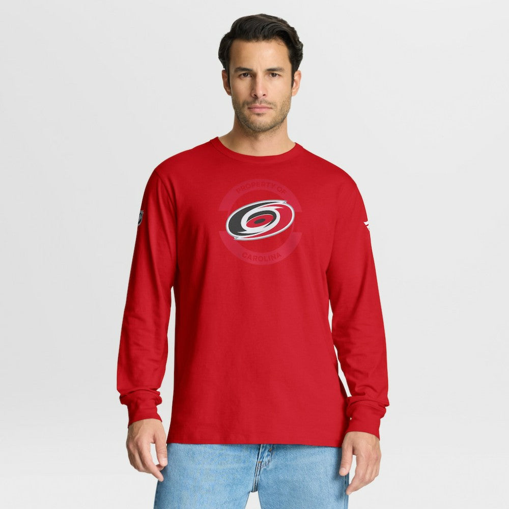 Carolina Hurricanes Fanatics Authentic Pro Property Of Practice Long Sleeve T-Shirt