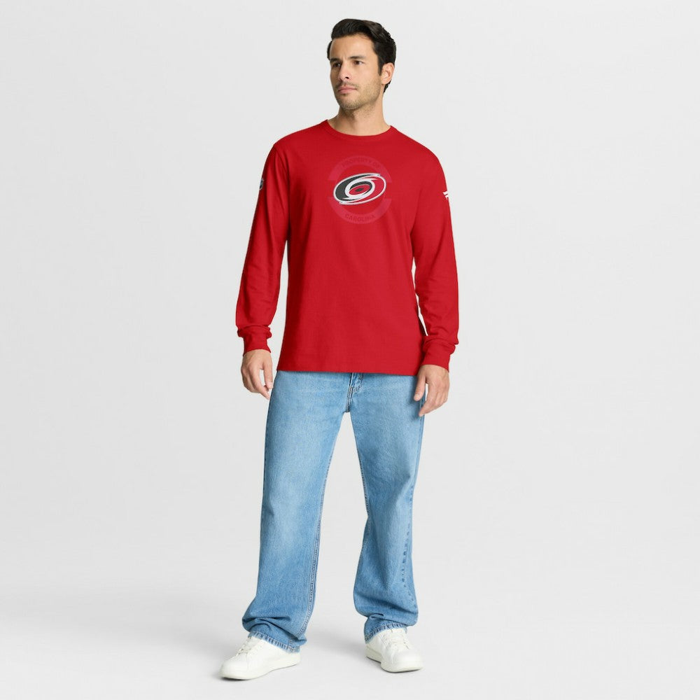 Carolina Hurricanes Fanatics Authentic Pro Property Of Practice Long Sleeve T-Shirt