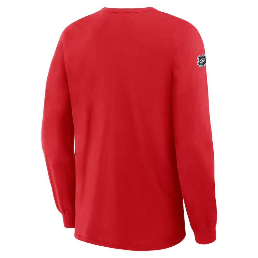New Jersey Devils Fanatics Authentic Pro Property Of Practice Long Sleeve T-Shirt