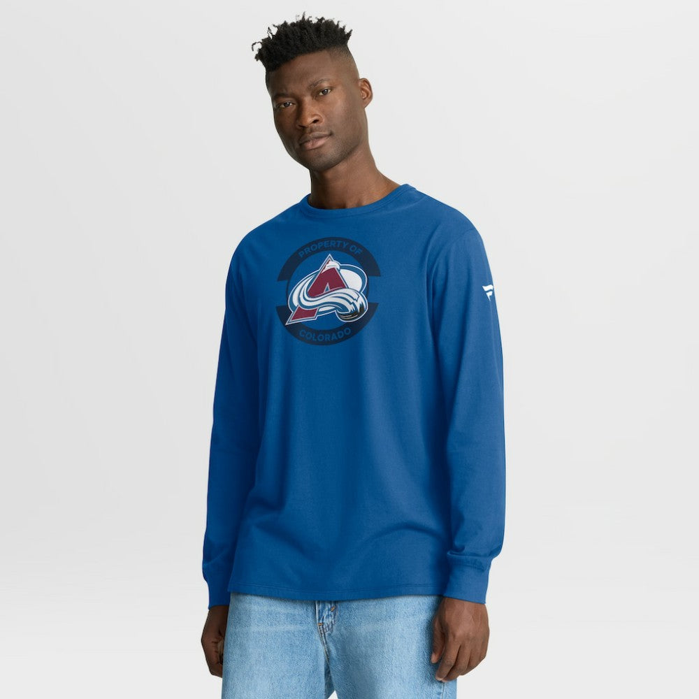 Colorado Avalanche Fanatics Authentic Pro Property Of Practice Long Sleeve T-Shirt