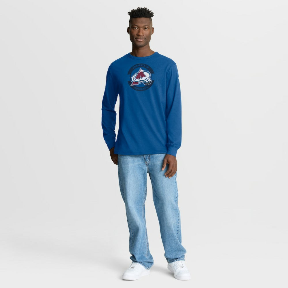Colorado Avalanche Fanatics Authentic Pro Property Of Practice Long Sleeve T-Shirt