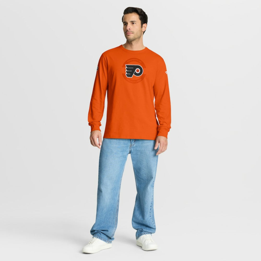 Philadelphia Flyers Fanatics Authentic Pro Property Of Practice Long Sleeve T-Shirt