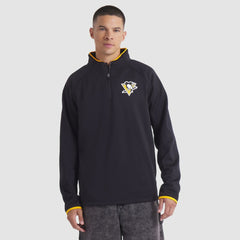 Pittsburgh Penguins Fanatics Authentic Pro Rink Raglan Quarter-Zip Pullover