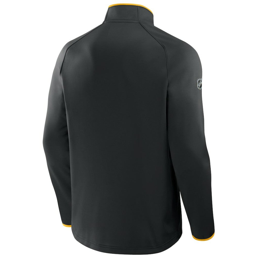 Pittsburgh Penguins Fanatics Authentic Pro Rink Raglan Quarter-Zip Pullover