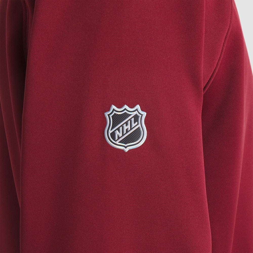 Colorado Avalanche Fanatics Authentic Pro Rink Raglan Quarter-Zip Pullover