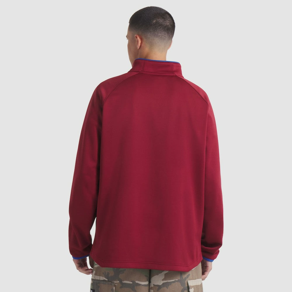 Colorado Avalanche Fanatics Authentic Pro Rink Raglan Quarter-Zip Pullover