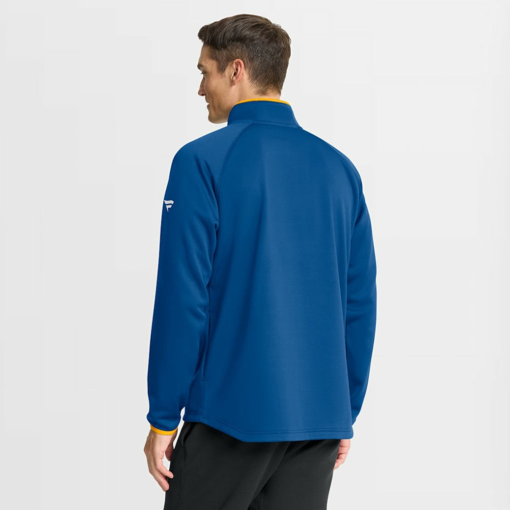 St. Louis Blues Fanatics Authentic Pro Rink Raglan Quarter-Zip Pullover