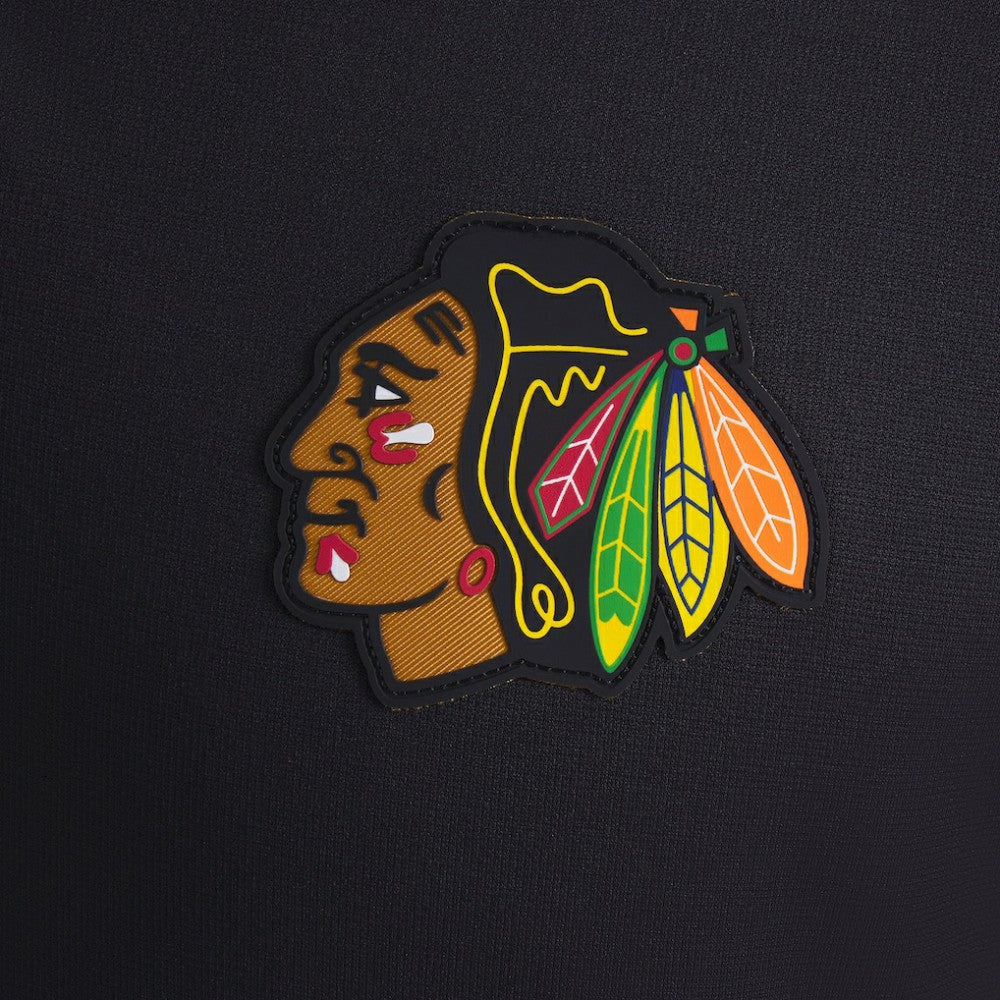 Chicago Blackhawks Fanatics Authentic Pro Rink Raglan Quarter-Zip Pullover