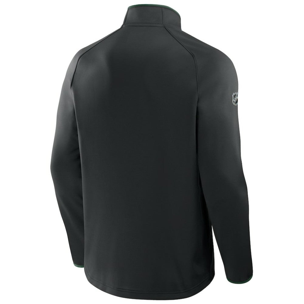 Minnesota Wild Fanatics Authentic Pro Rink Raglan Quarter-Zip Pullover