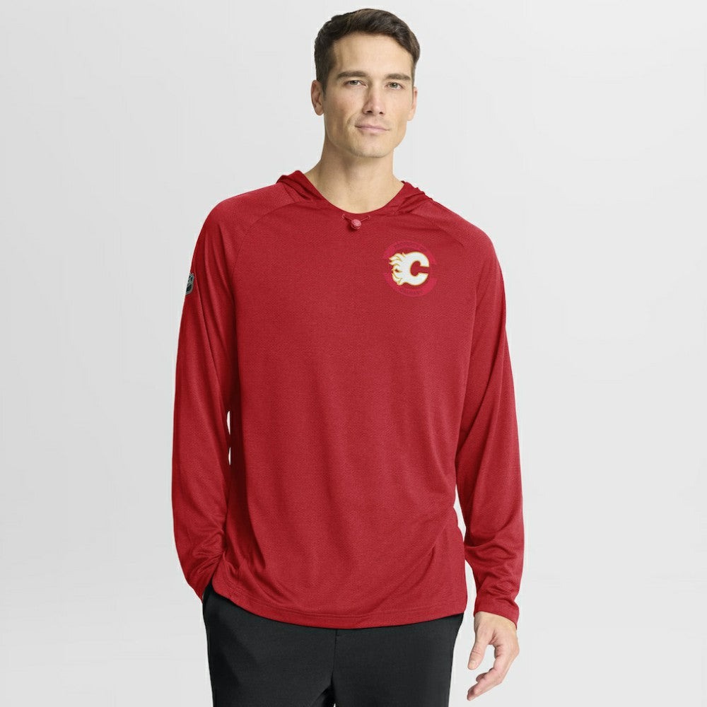 Calgary Flames Fanatics Authentic Pro Rink Hoodie