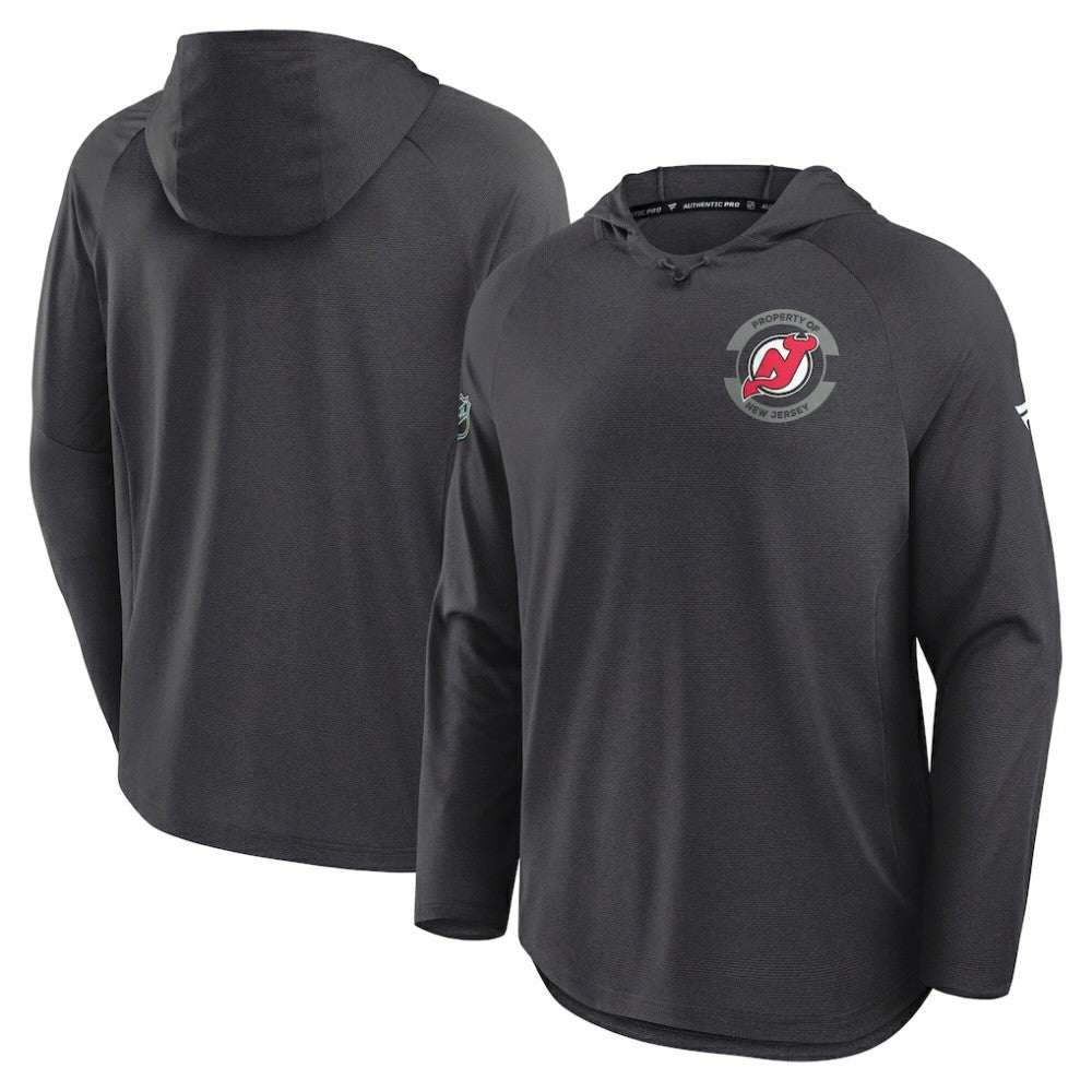 New Jersey Devils Fanatics Authentic Pro Rink Hoodie