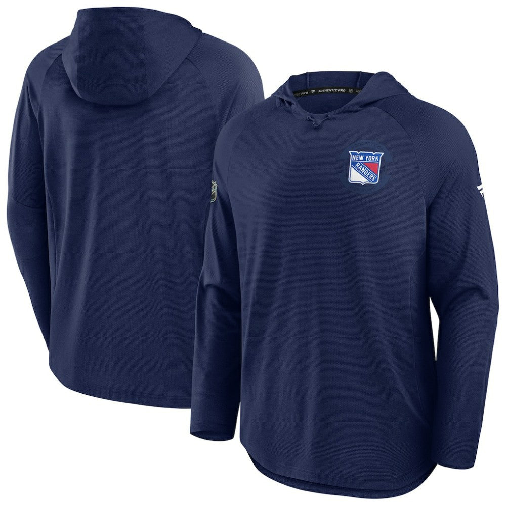 New York Rangers Fanatics Authentic Pro Rink Hoodie