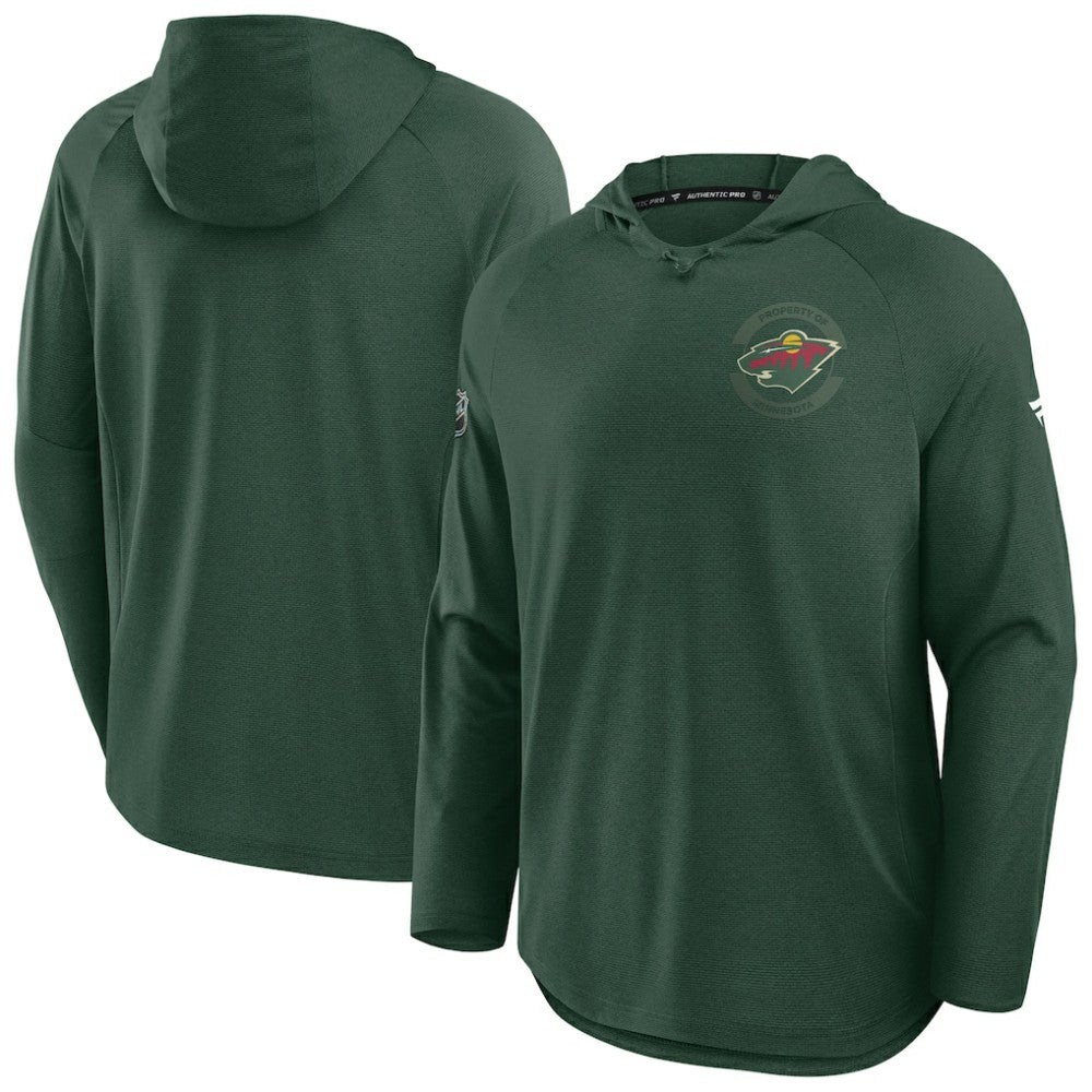 Minnesota Wild Fanatics Authentic Pro Rink Hoodie