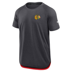 Chicago Blackhawks Fanatics Authentic Pro Rink Raglan Performance T-Shirt