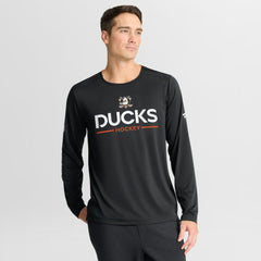 Anaheim Ducks Fanatics Authentic Pro Rink Tech Long Sleeve T-Shirt