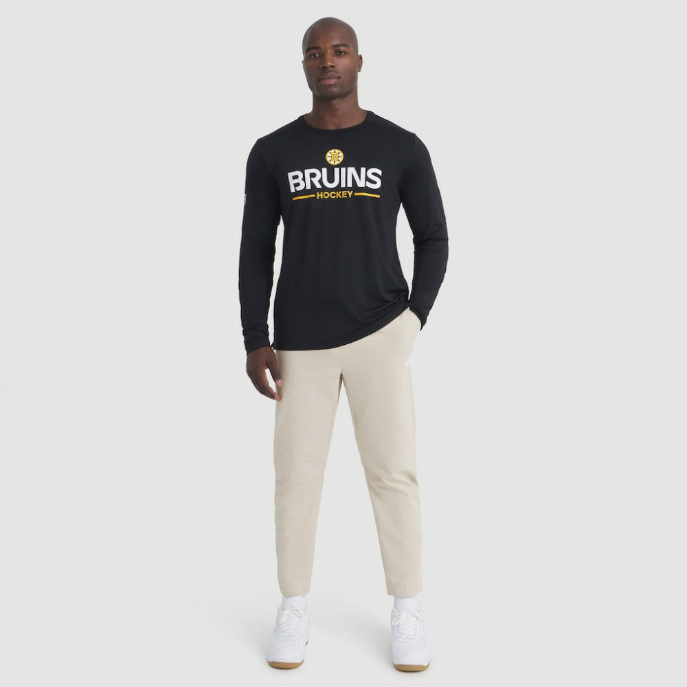 Boston Bruins Fanatics Authentic Pro Rink Tech Long Sleeve T-Shirt