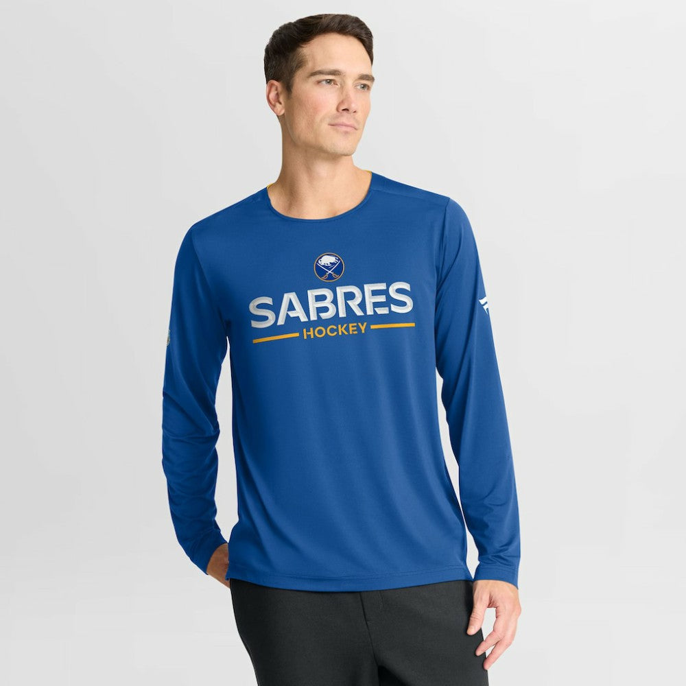 Buffalo Sabres Fanatics Authentic Pro Rink Tech Long Sleeve T-Shirt
