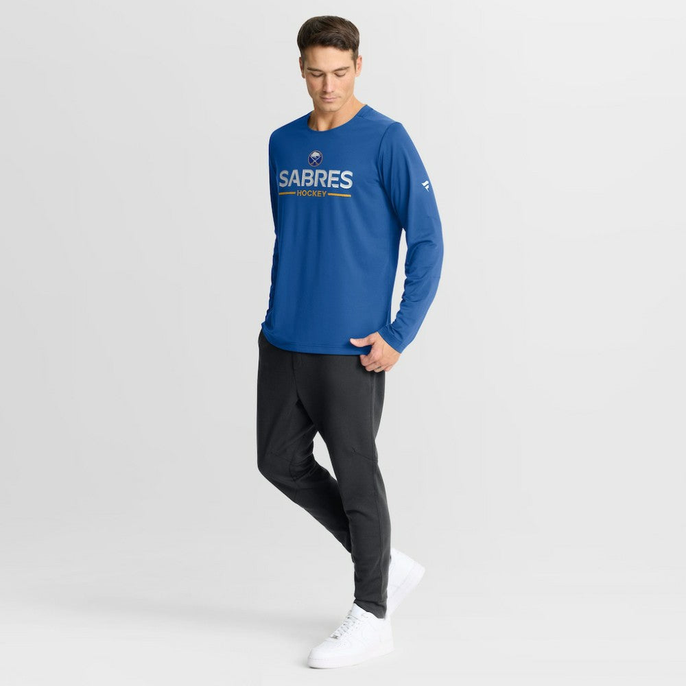 Buffalo Sabres Fanatics Authentic Pro Rink Tech Long Sleeve T-Shirt