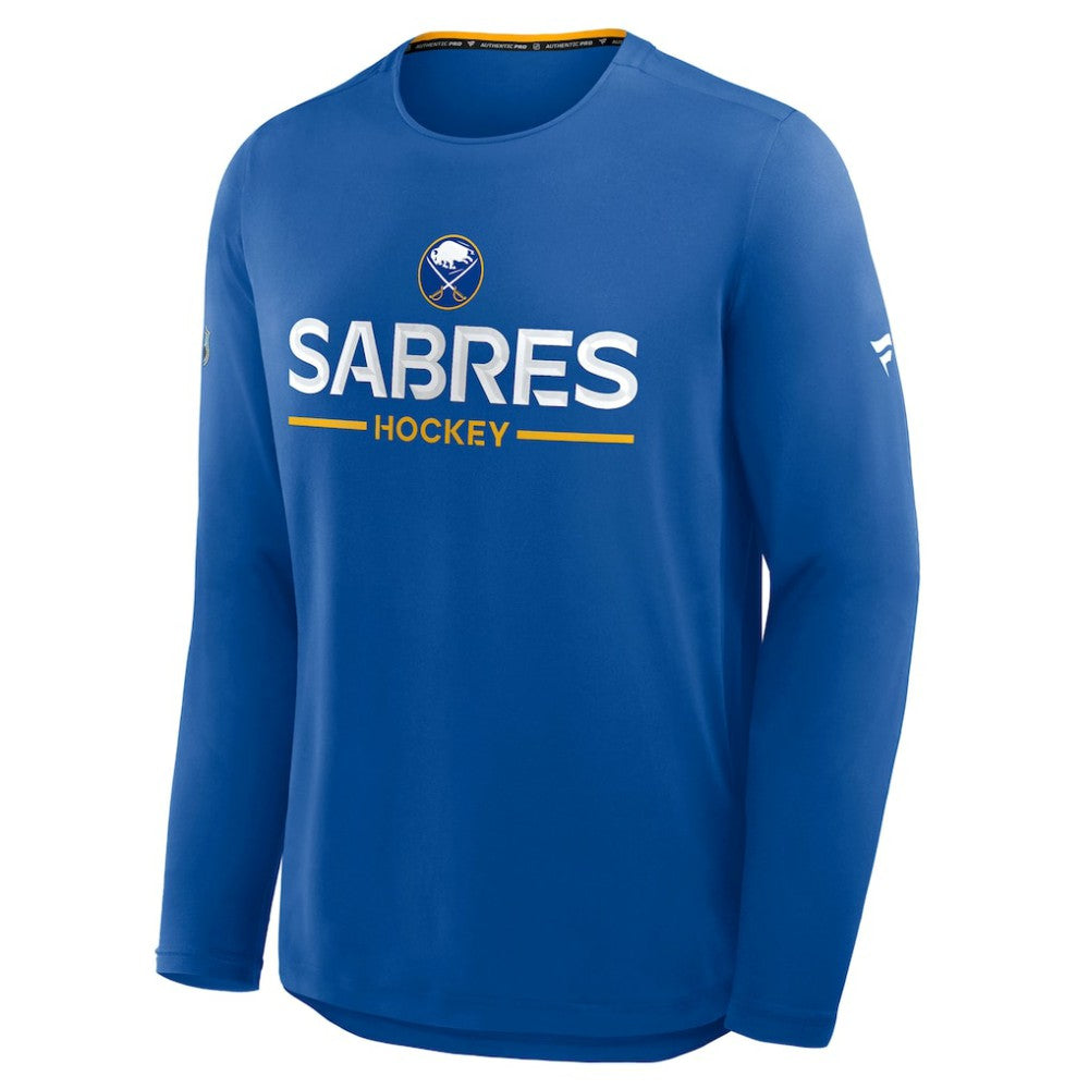 Buffalo Sabres Fanatics Authentic Pro Rink Tech Long Sleeve T-Shirt