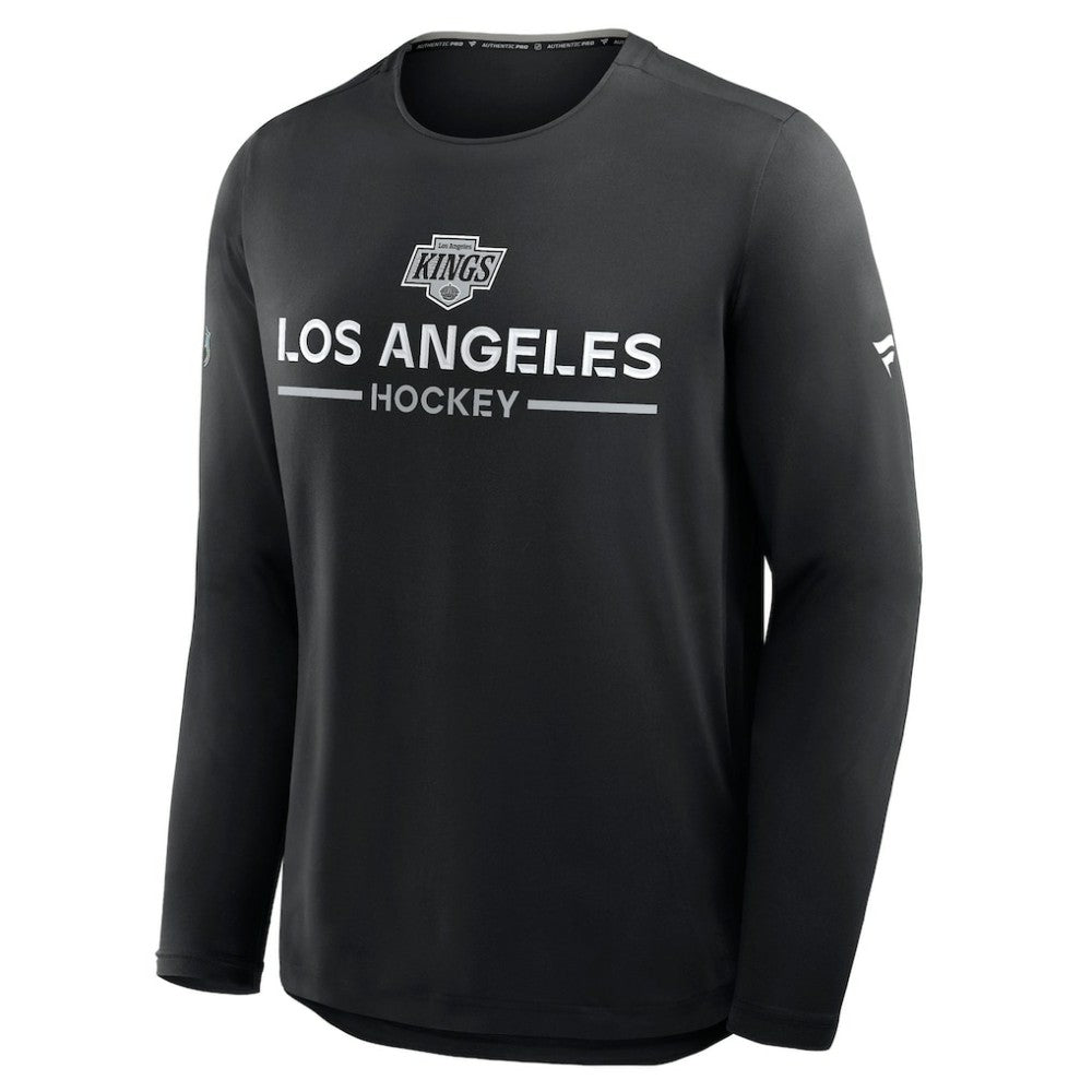 Los Angeles Kings Fanatics Authentic Pro Rink Tech Long Sleeve T-Shirt