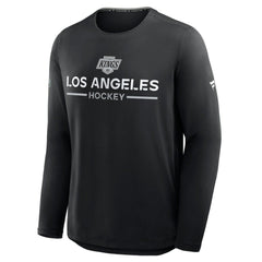 Los Angeles Kings Fanatics Authentic Pro Rink Tech Long Sleeve T-Shirt