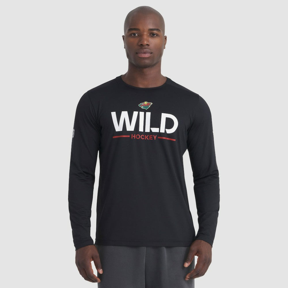 Minnesota Wild Fanatics Authentic Pro Rink Tech Long Sleeve T-Shirt