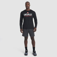 New Jersey Devils Fanatics Authentic Pro Rink Tech Long Sleeve T-Shirt