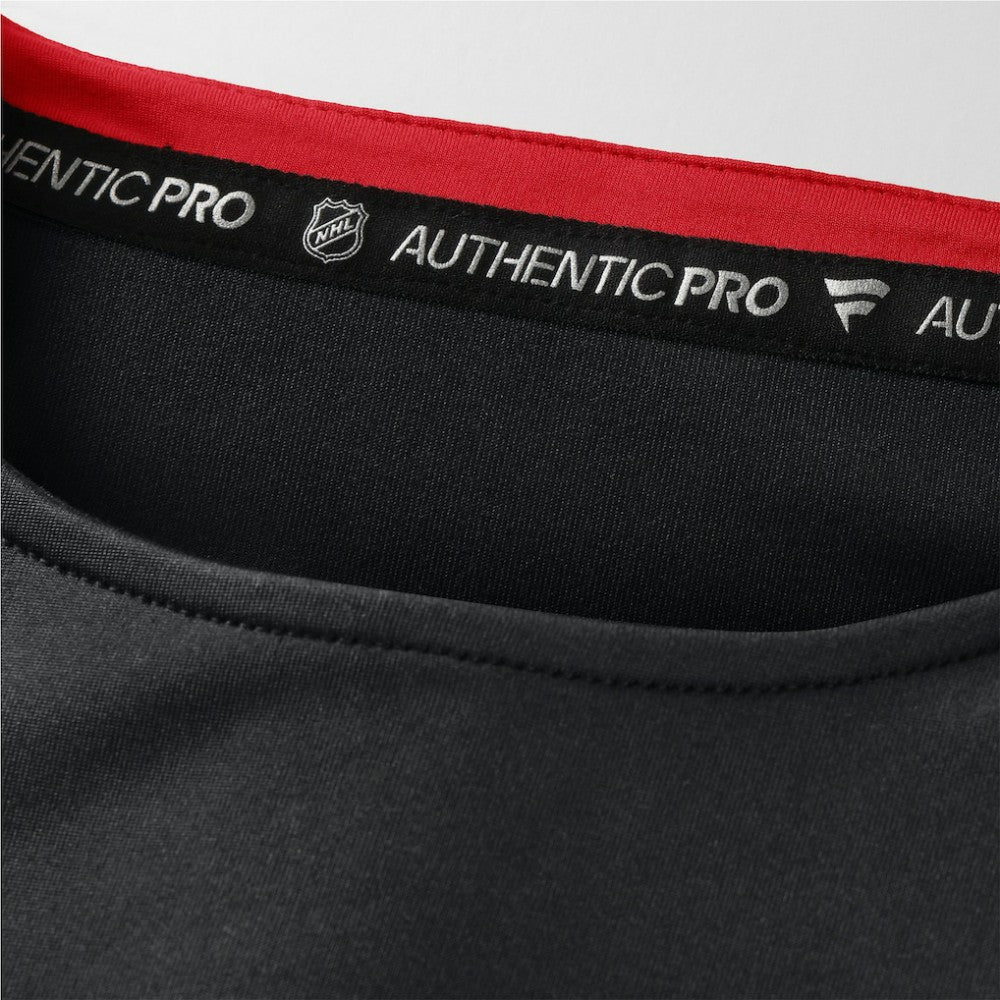 New Jersey Devils Fanatics Authentic Pro Rink Tech Long Sleeve T-Shirt