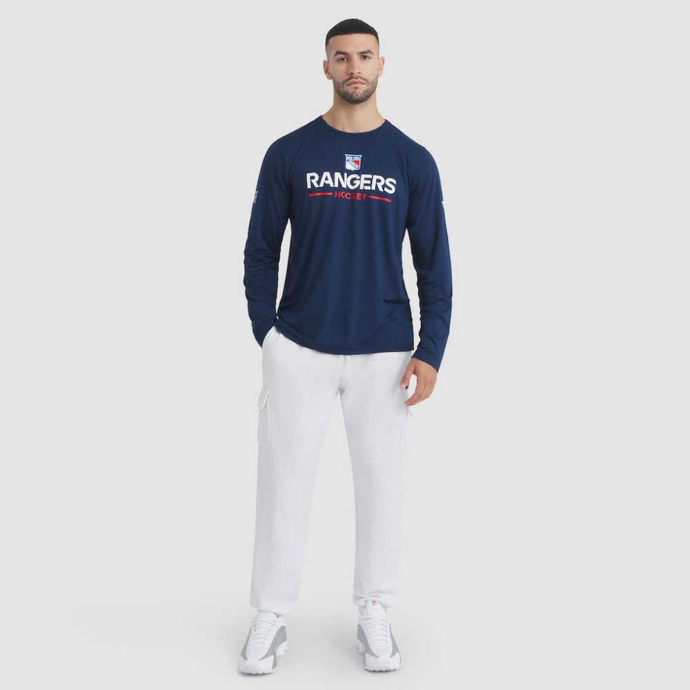 New York Rangers Fanatics Authentic Pro Rink Tech Long Sleeve T-Shirt