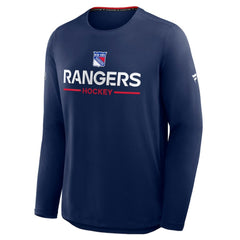 New York Rangers Fanatics Authentic Pro Rink Tech Long Sleeve T-Shirt