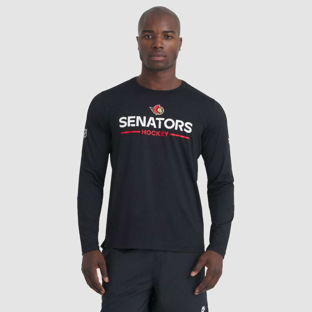 Ottawa Senators Fanatics Authentic Pro Rink Tech Long Sleeve T-Shirt