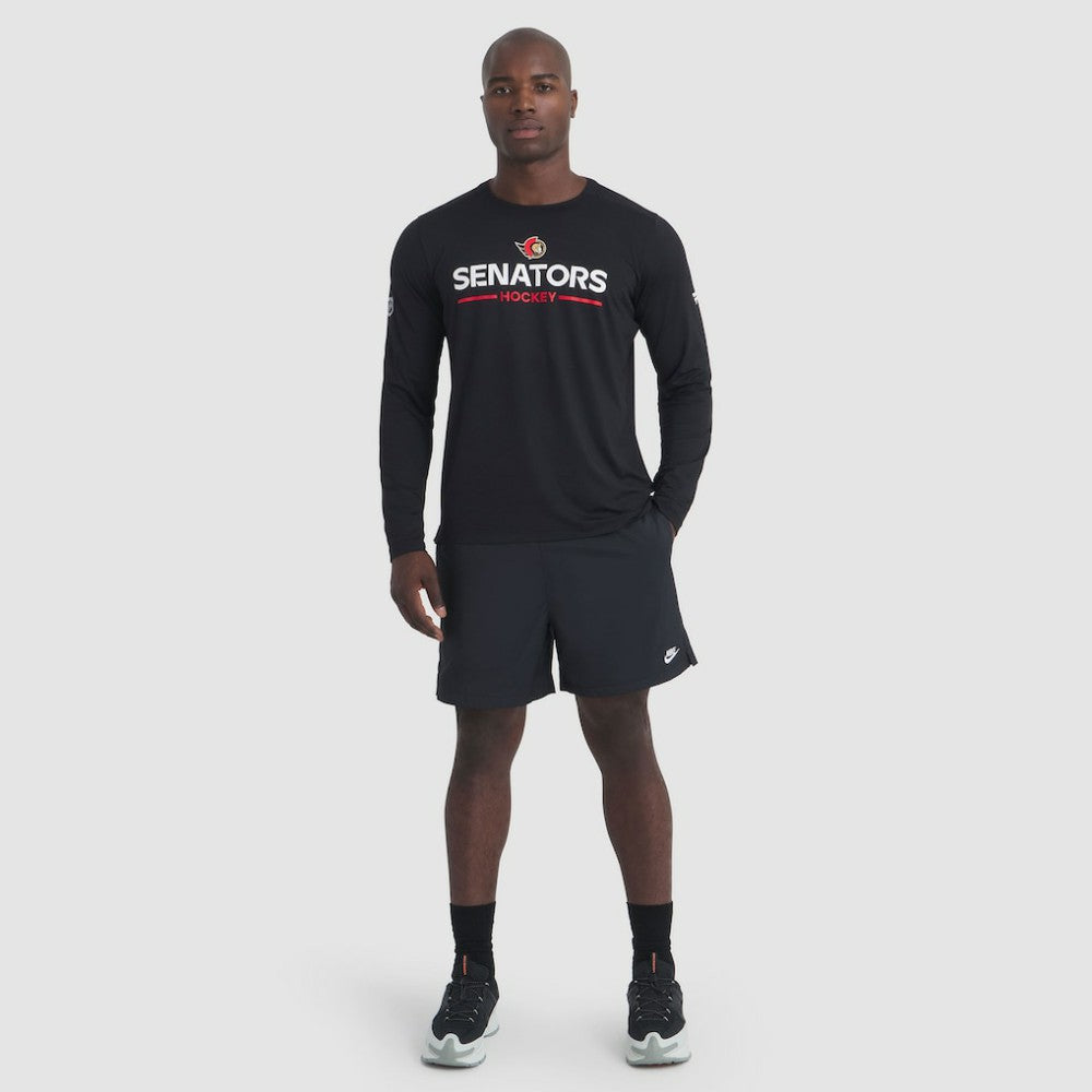 Ottawa Senators Fanatics Authentic Pro Rink Tech Long Sleeve T-Shirt