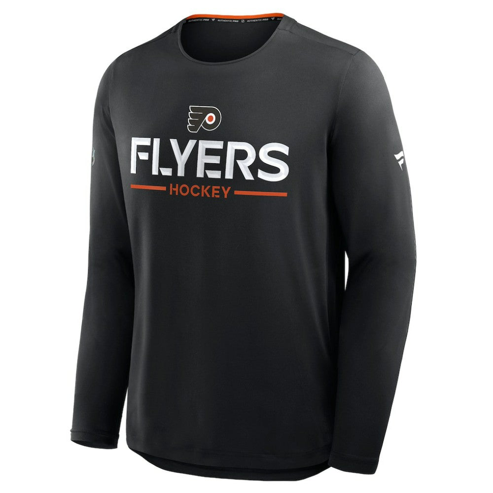 Philadelphia Flyers Fanatics Authentic Pro Rink Tech Long Sleeve T-Shirt