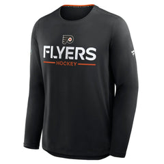 Philadelphia Flyers Fanatics Authentic Pro Rink Tech Long Sleeve T-Shirt