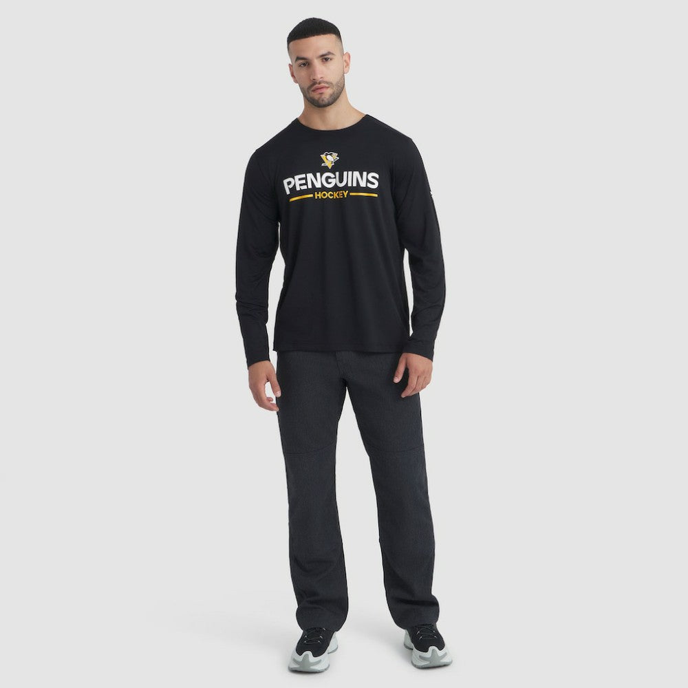 Pittsburgh Penguins Fanatics Authentic Pro Rink Tech Long Sleeve T-Shirt