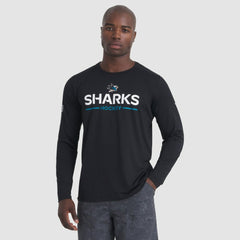 San Jose Sharks Fanatics Authentic Pro Rink Tech Long Sleeve T-Shirt