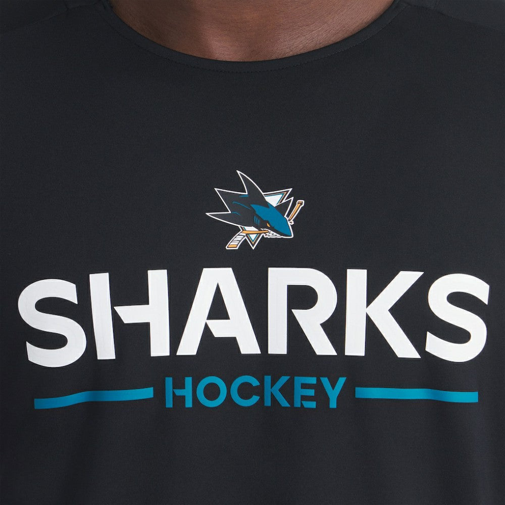 San Jose Sharks Fanatics Authentic Pro Rink Tech Long Sleeve T-Shirt