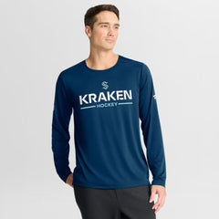 Seattle Kraken Fanatics Authentic Pro Rink Tech Long Sleeve T-Shirt