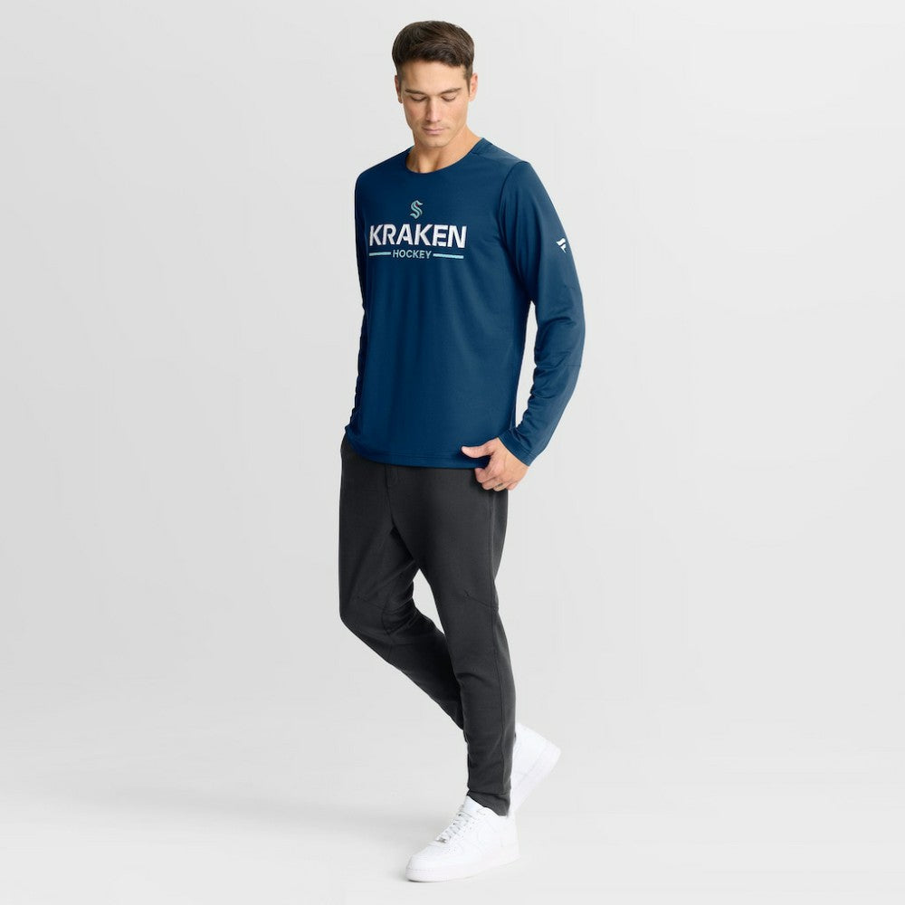 Seattle Kraken Fanatics Authentic Pro Rink Tech Long Sleeve T-Shirt