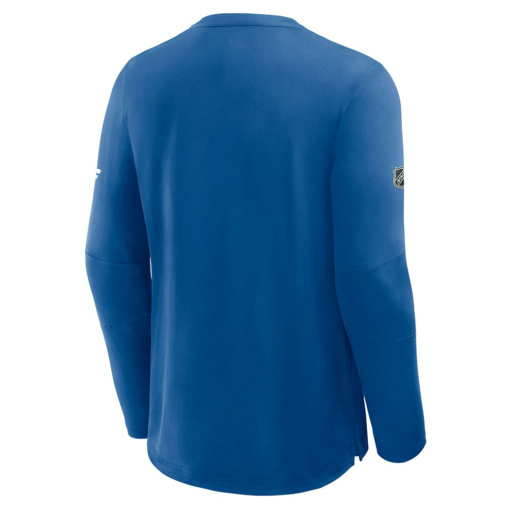 St. Louis Blues Fanatics Authentic Pro Rink Tech Long Sleeve T-Shirt