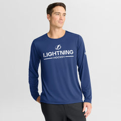 Tampa Bay Lightning Fanatics Authentic Pro Rink Tech Long Sleeve T-Shirt