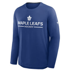 Toronto Maple Leafs Fanatics Authentic Pro Rink Tech Long Sleeve T-Shirt
