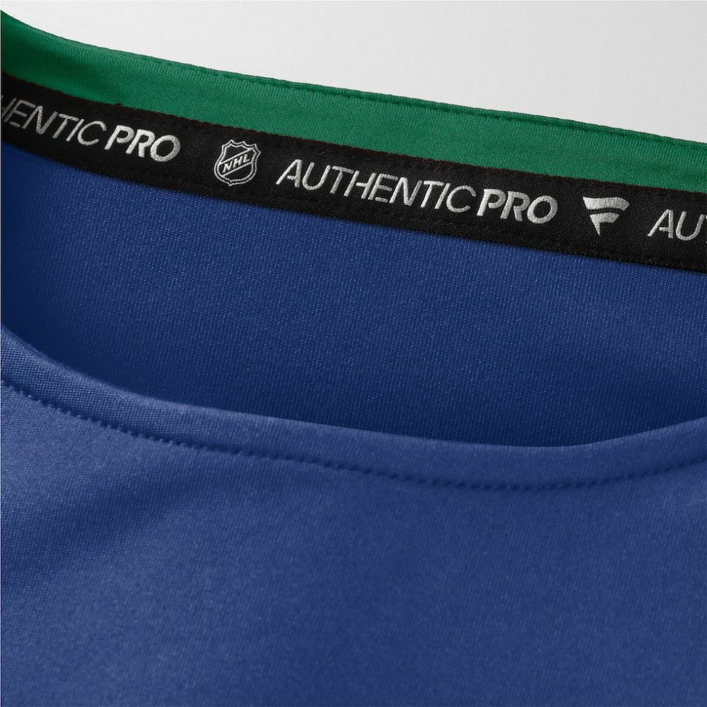 Vancouver Canucks Fanatics Authentic Pro Rink Tech Long Sleeve T-Shirt